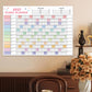 2027 Full Year Wall Calendar for Home Office and School Planning