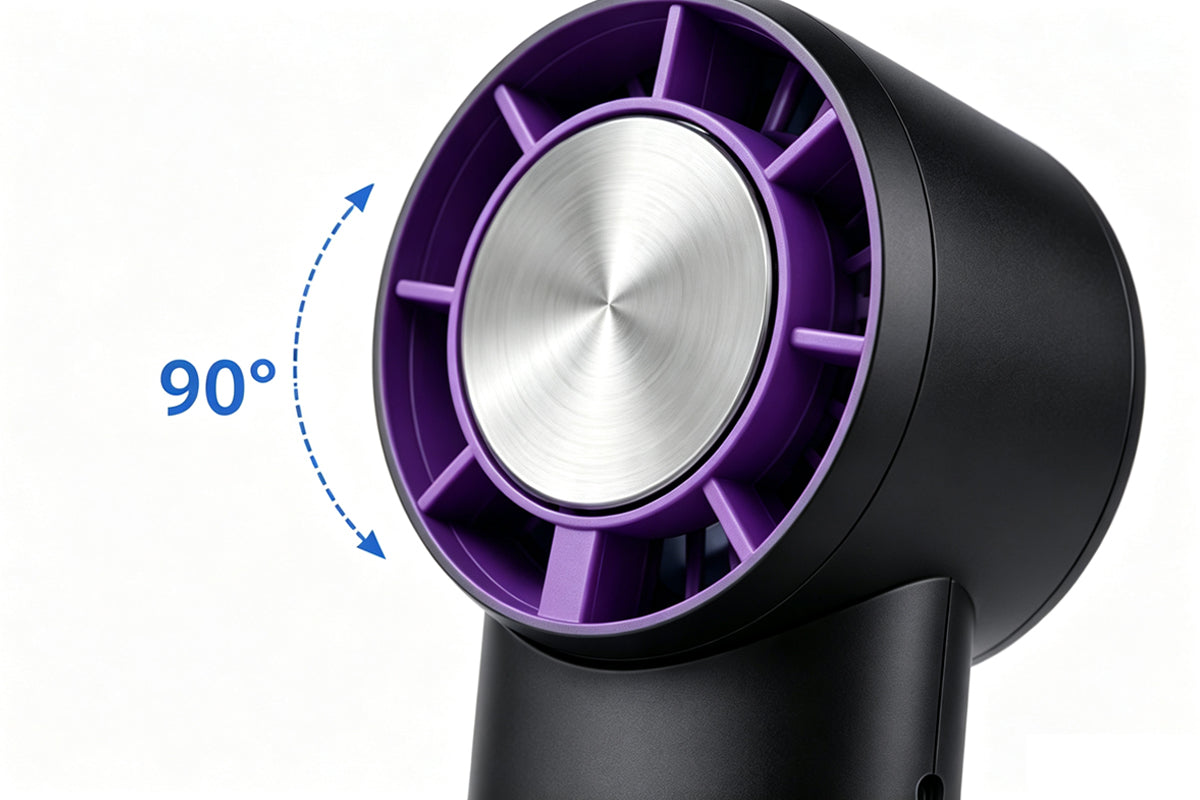 Ice Cold Compress Fan 199-Speed Air Cooler with Phone Stand