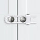 5Pcs Cabinet Locks U-Shaped Drawers Locks for Knob Handle on Door Cupboard