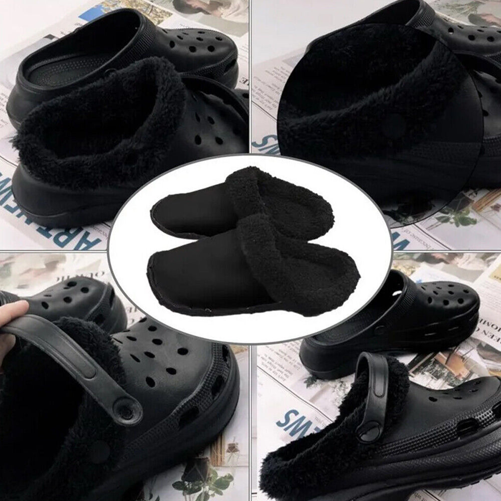 2Pcs Winter Fleeced Liner Insoles for Slipper