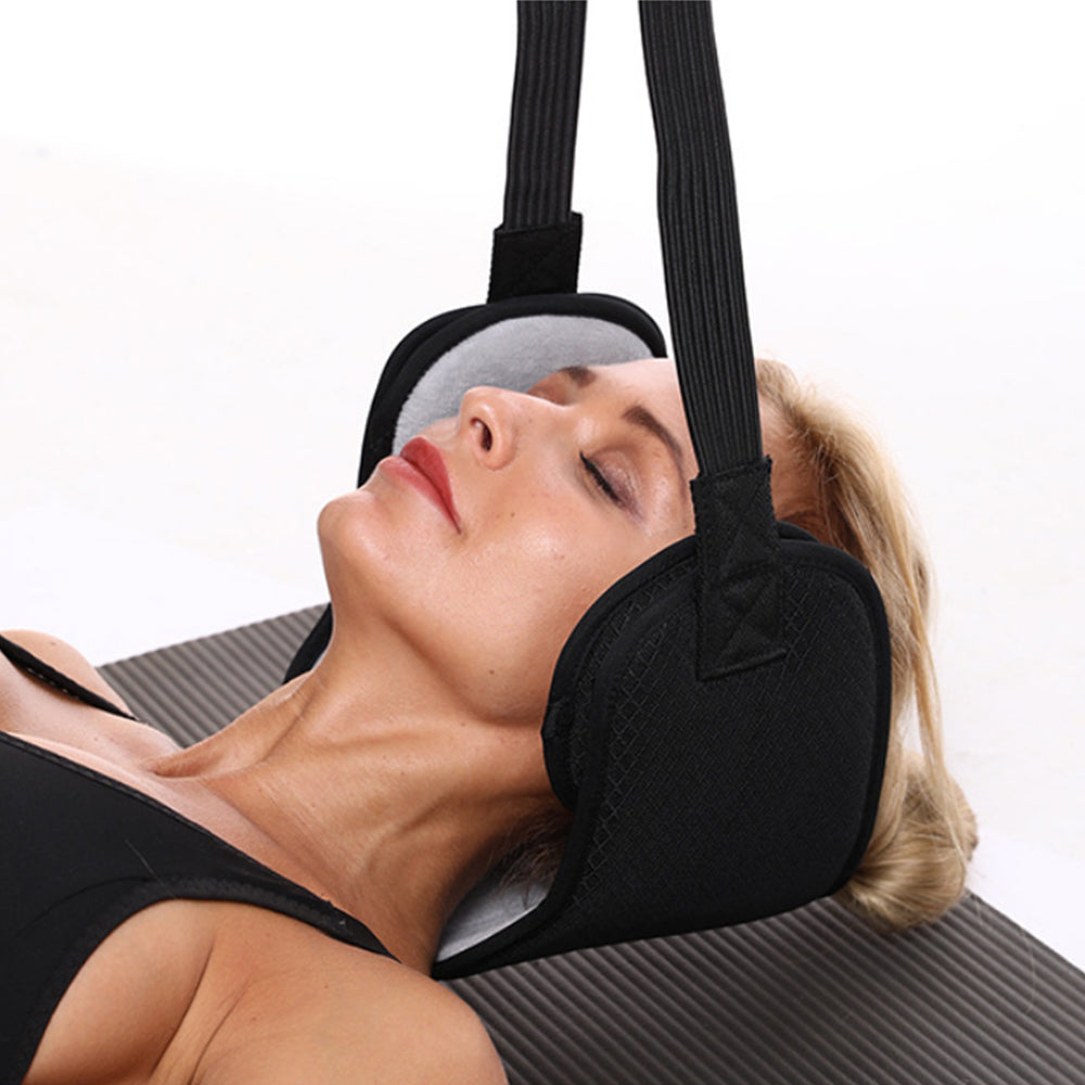 Portable Cervical Head Hammock Traction Device Pain Relief Massager
