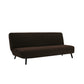 Armless Solid Color Stretch Folding Sofa Bed Cover