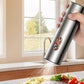 2Pcs Salt and Pepper Grinder Set Stainless Steel Salt and Pepper Shakers for Kitchen