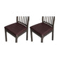 2Pcs Waterproof  PU Leather Stretch Seat Cushion Cover