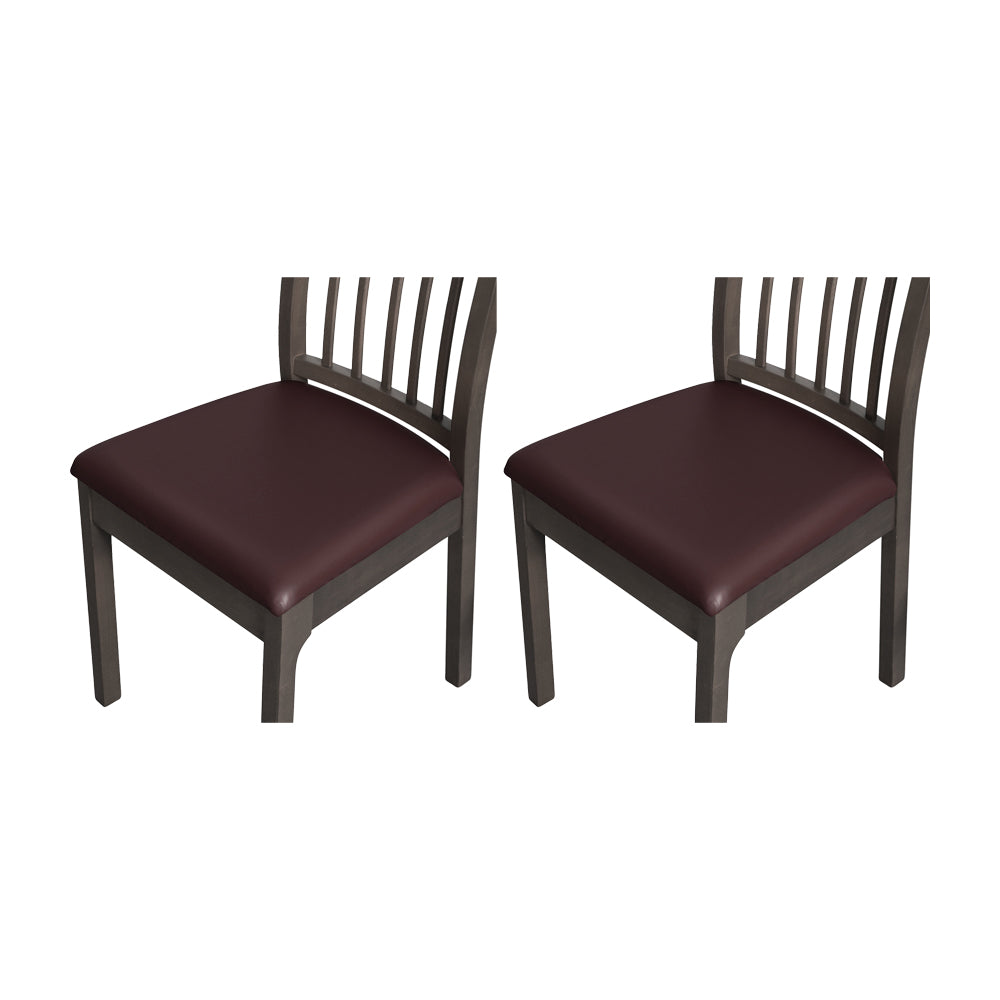2Pcs Waterproof  PU Leather Stretch Seat Cushion Cover