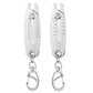 2Pcs Thread Size Verification Tool Thread Measuring Gauge Thread Measuring Tool