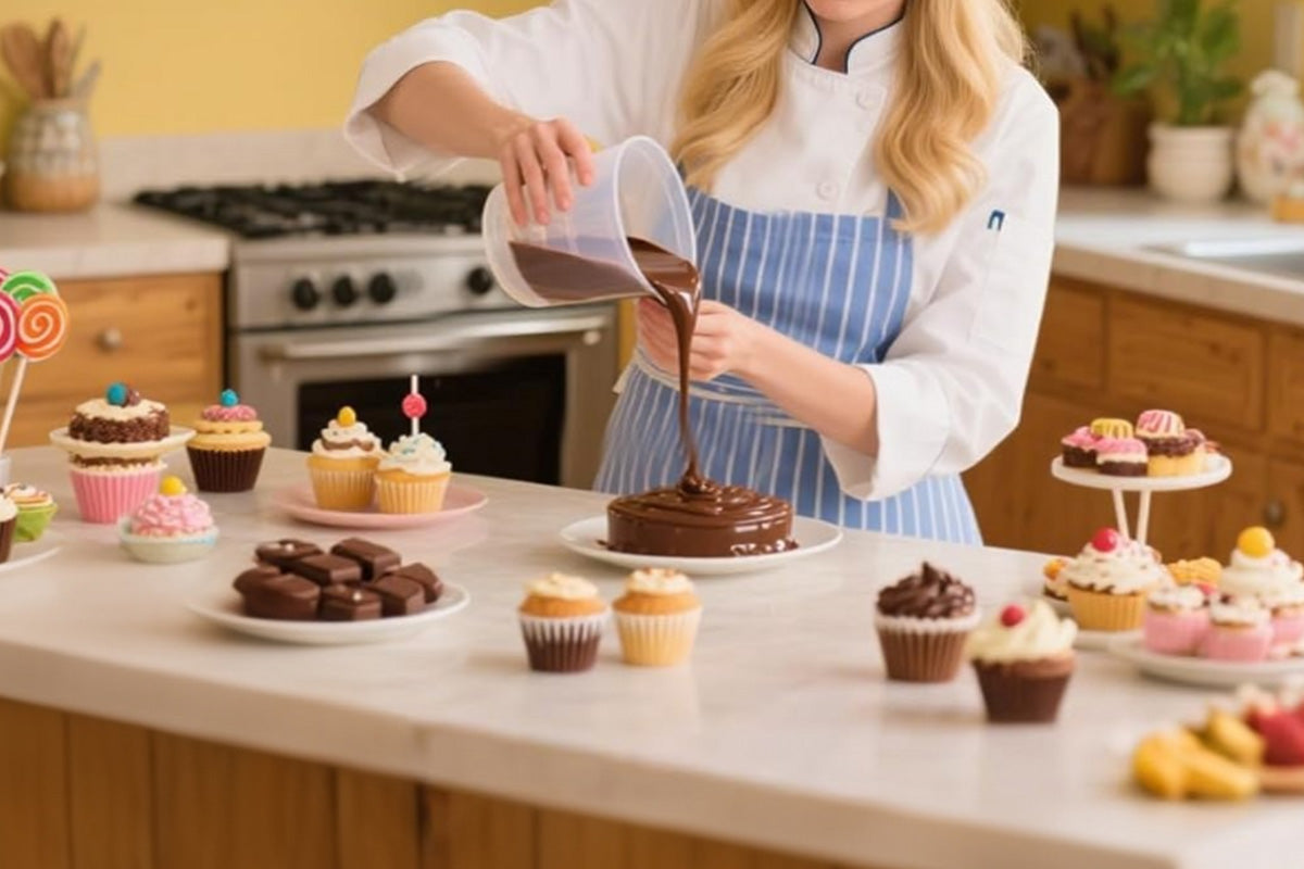 4-Pack Silicone Measuring Cups for DIY Baking