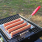 2Pcs 21x20 cm Folding Stainless Steel Grilling Basket Bread Toaster with Removable Handle