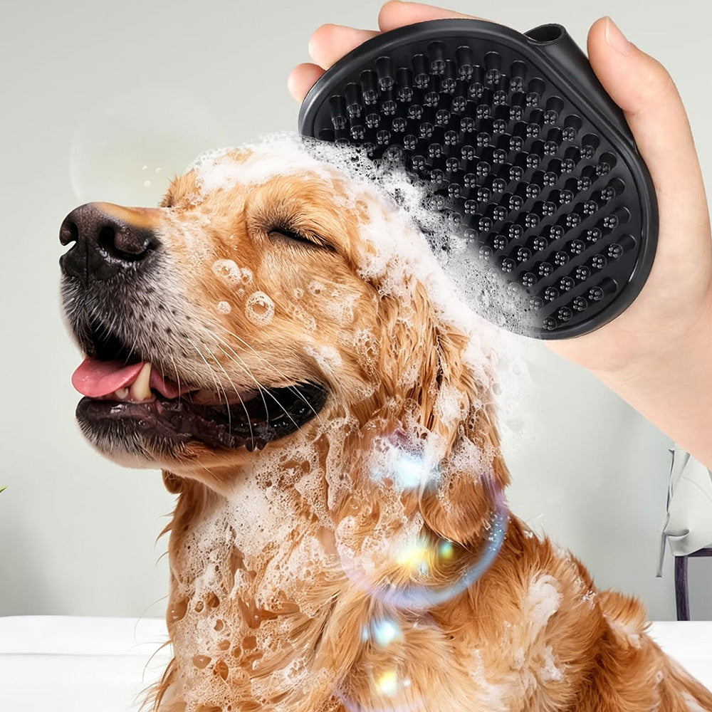 2 Pack Pet Grooming Brush Set Deshedding Double Sided Comb Massage Brush for Cats Dogs Horses