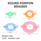 8-Piece Multi-Size Pom Pom Maker Set for DIY Fluffy Balls