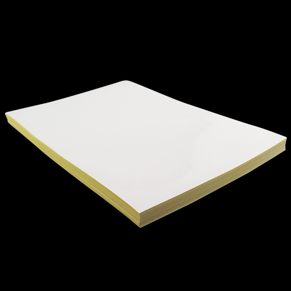 100 Sheets A4 Matte Self Adhesive Label Paper for Inkjet Laser Printers
