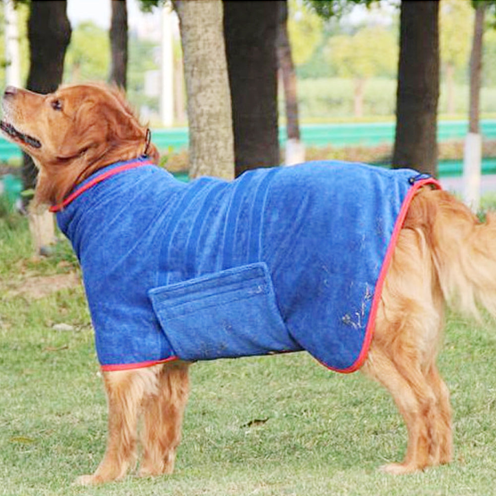 Dog Moisture Absorbing Fast Drying Bathrobe Towel