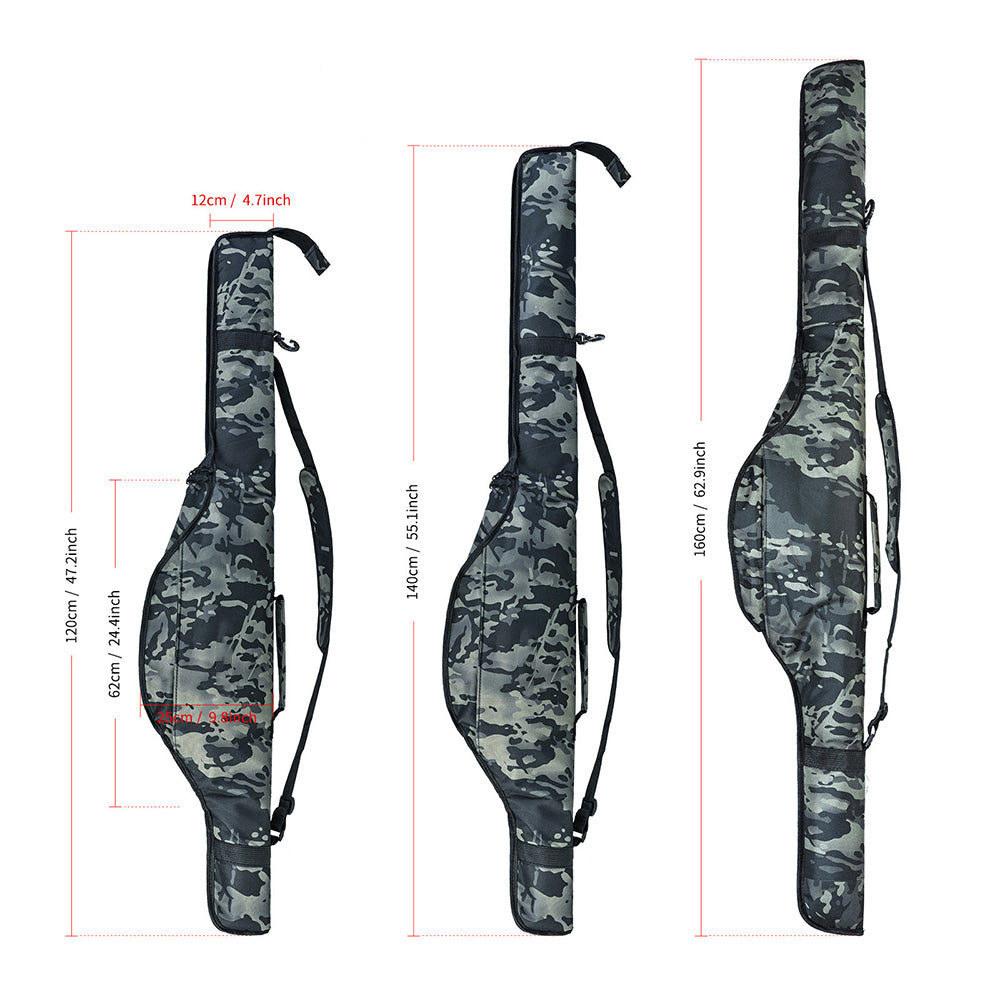 Camouflage Single Shoulder Fishing Rod Bag