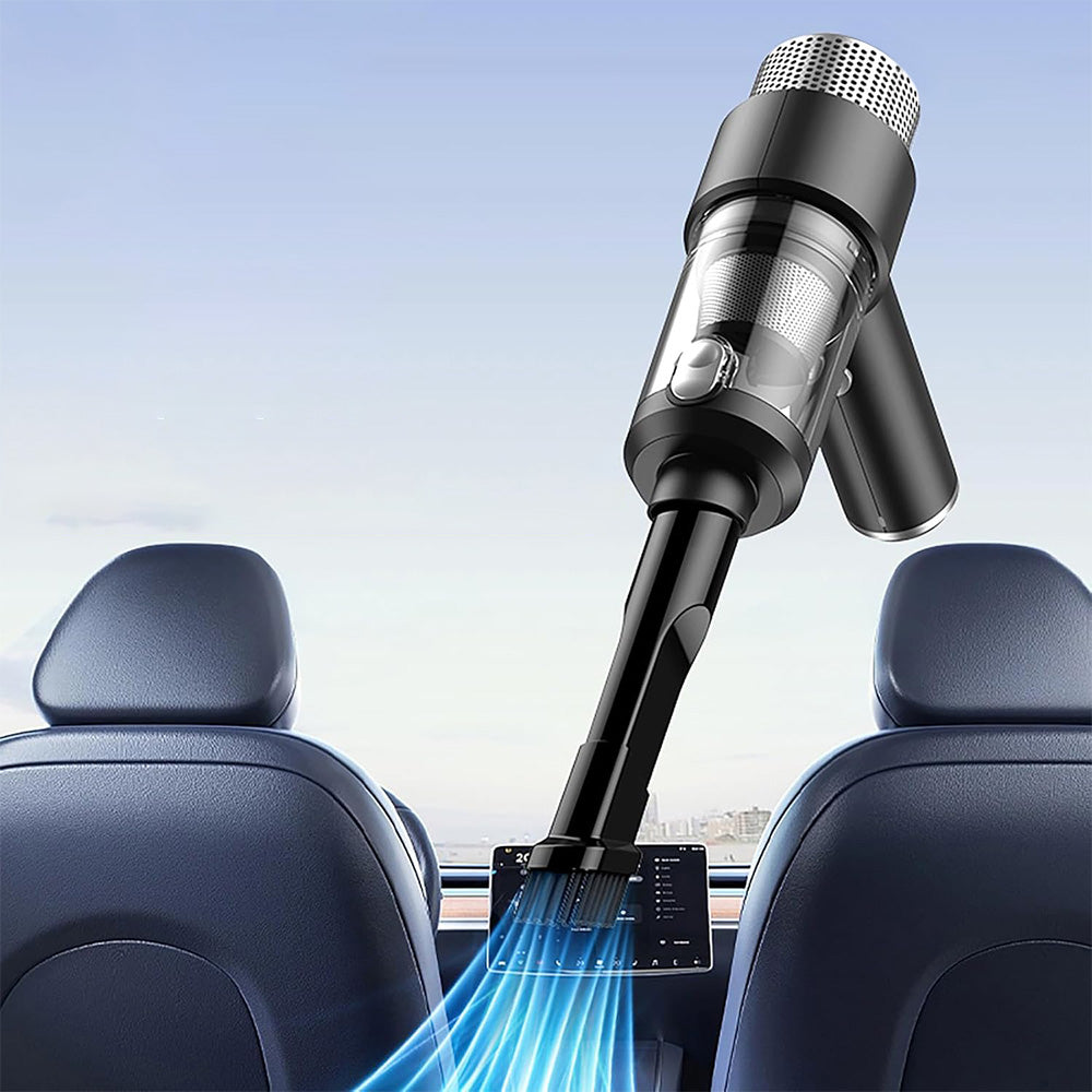 4-in-1 Handheld Air Duster and Car Vacuum Cleaner with LED Light