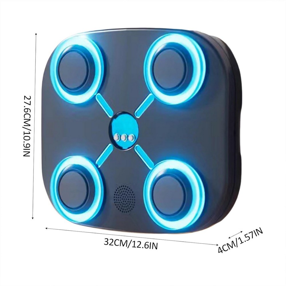 Bluetooth Music Boxing Machine with Glove Wall Mounted Punching Pad Boxing Target