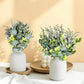 130Pcs Artificial Eucalyptus Leaves Bundle 5 Types for Vase Wedding DIY Home Decor