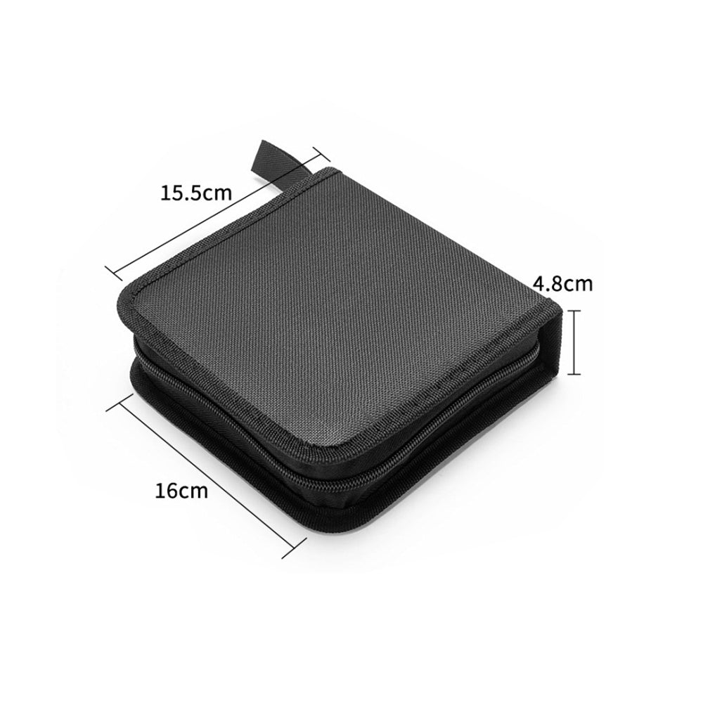 40 Disc CD DVD Storage Case Bag with Handle