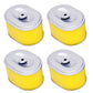 4 Pack Air Filters Compatible with GX160 GX200 168F 170 Gasoline Engines