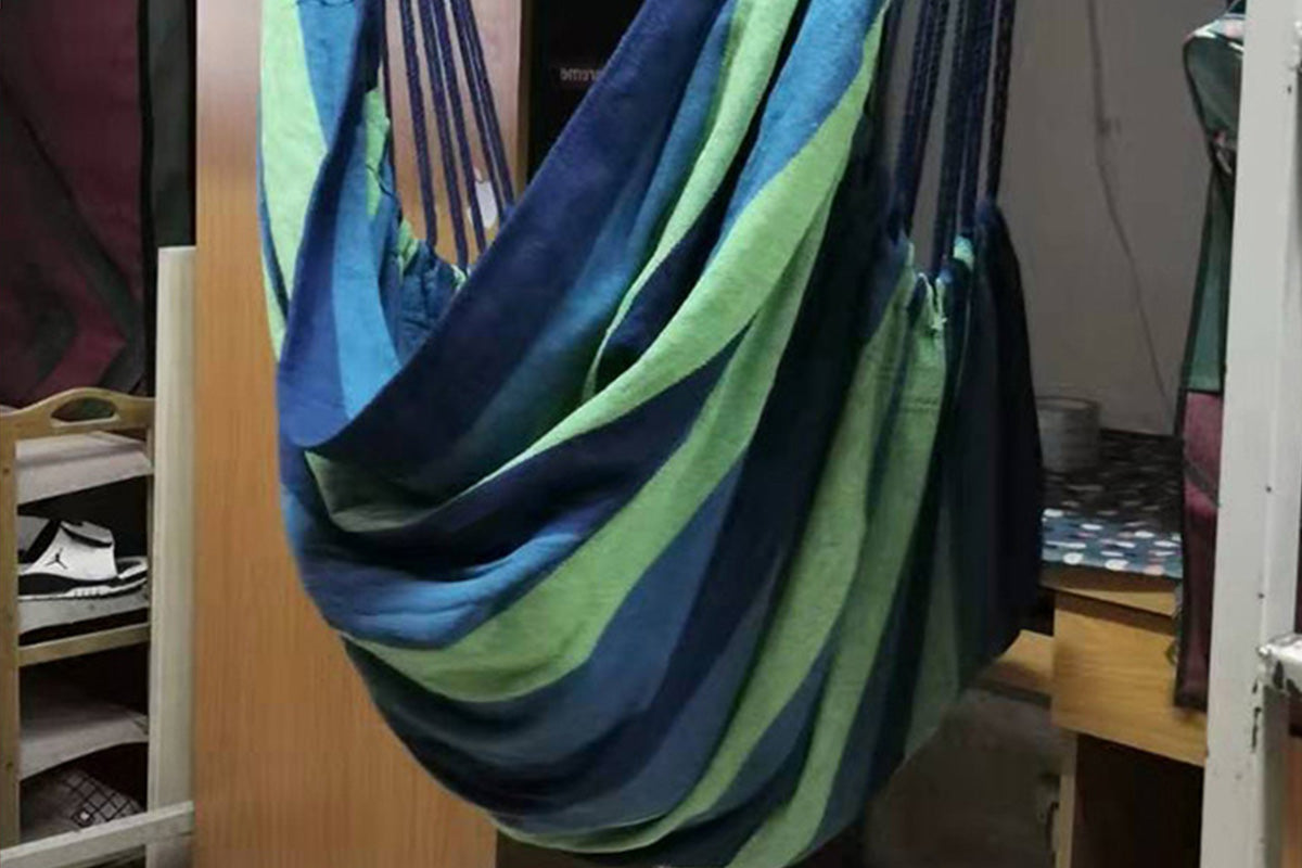 Outdoor Hanging Chair with 2 Cushions Dormitory Hammock Swing Indoor Swing