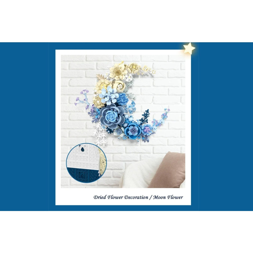 Moon Flower Building Blocks DIY Assembled Toy