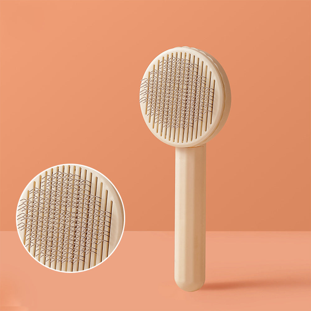 Self Cleaning Pet Deshedding Brush for Cats Dogs