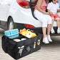 Foldable Car Trunk Organizer with Handles and 3 Compartments