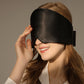Silk Eye Mask Blackout Sleeping Face Hugging for Side Sleepers Pressureless