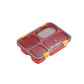 Portable Microwaveable Lunch Box Bento Box-4-Compartment