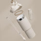 Dual Lid Tumbler with Straw 735ml Large Capacity Vacuum Insulated Water Bottle