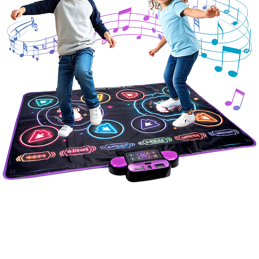 Dance Mat Light-up Dance Pad Wireless Bluetooth Music Game Pad