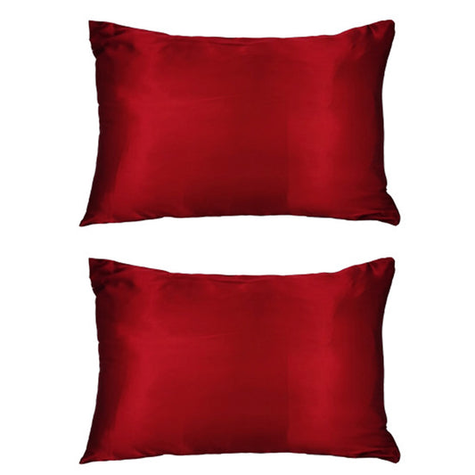 2Pcs Both Sides 16Mome Mulberry Silk Soft Pillowcases