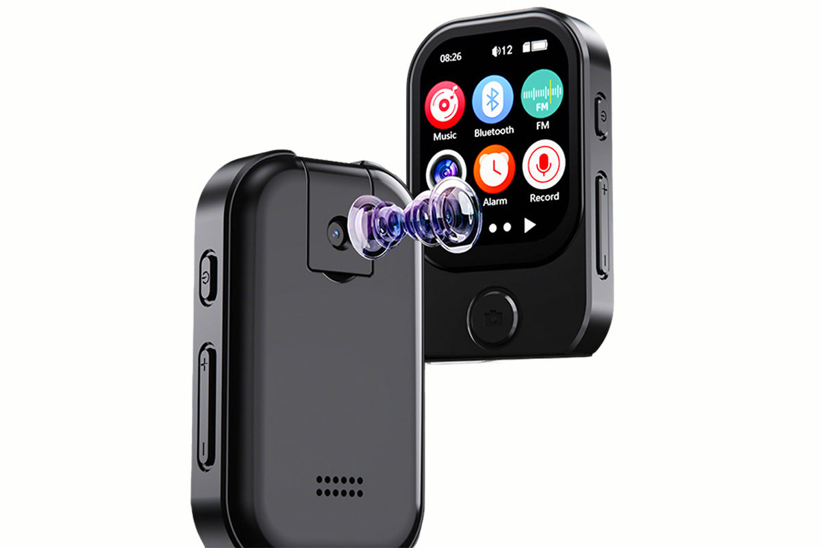 32GB MP3 MP4 Player with Rotatable Camera Video Recorder Touch Screen Bluetooth Music Player FM Radio