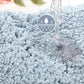 4Pcs Shaggy Mat Set Plush Bathroom Floor Mats Toilet Mat