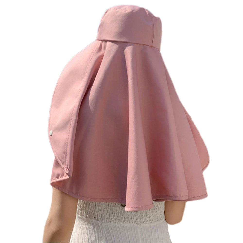 Sun Protection Wide Brim Outdoor Beach Neck Face Mask Cap
