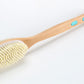 Dry Brushing Body Brush Back Scrubber for Shower Exfoliating Bath Bristle Brush