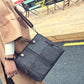 Vintage Leather-Look Tote Handbag Crossbody Briefcase