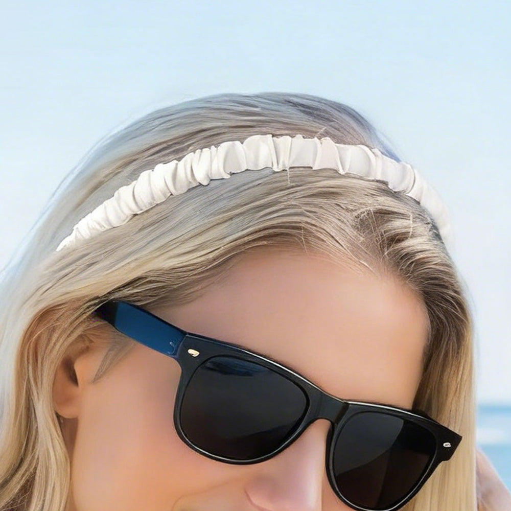 7 Piece Retro Pearl and Ribbon Hair Headband Set for Women