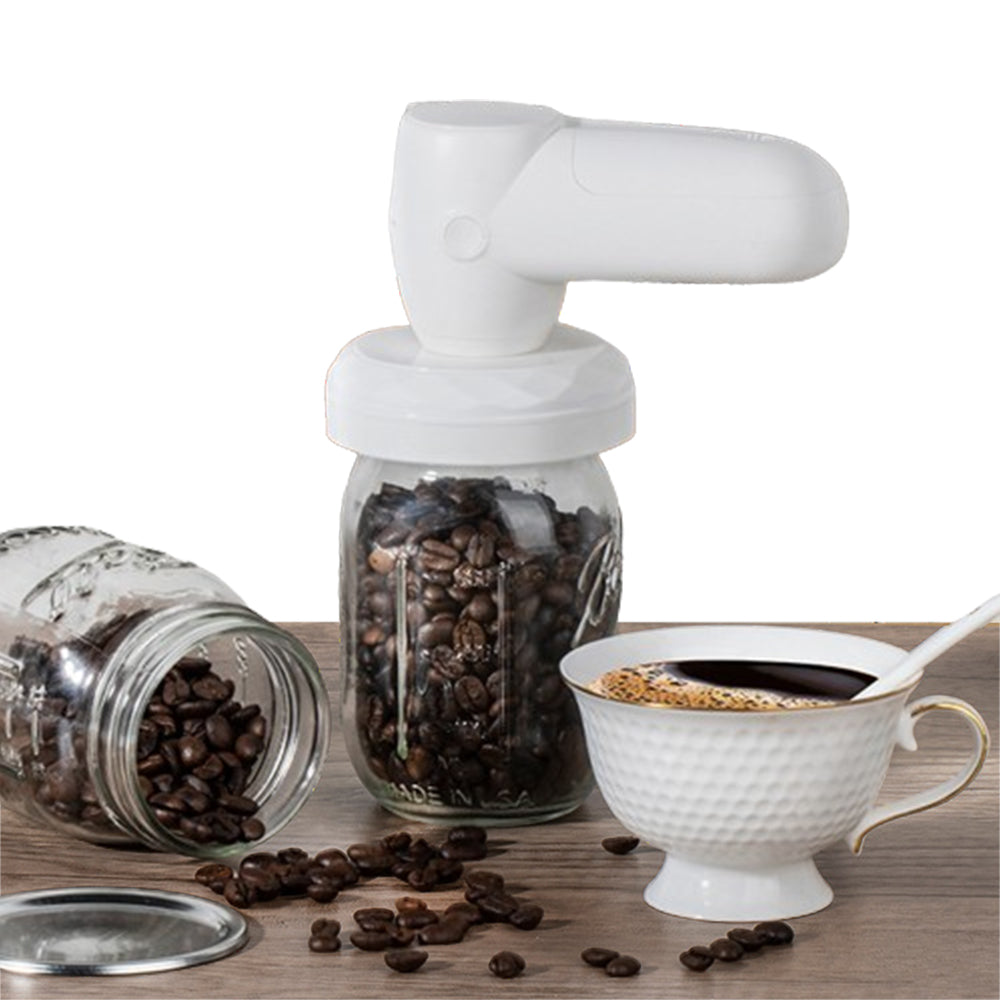 6-in-1 Handheld Vacuum Pump with 6 Mason Jar Lids