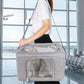 Breathable Pet Carrier Foldable Cat Travel Bag Shoulder Bag