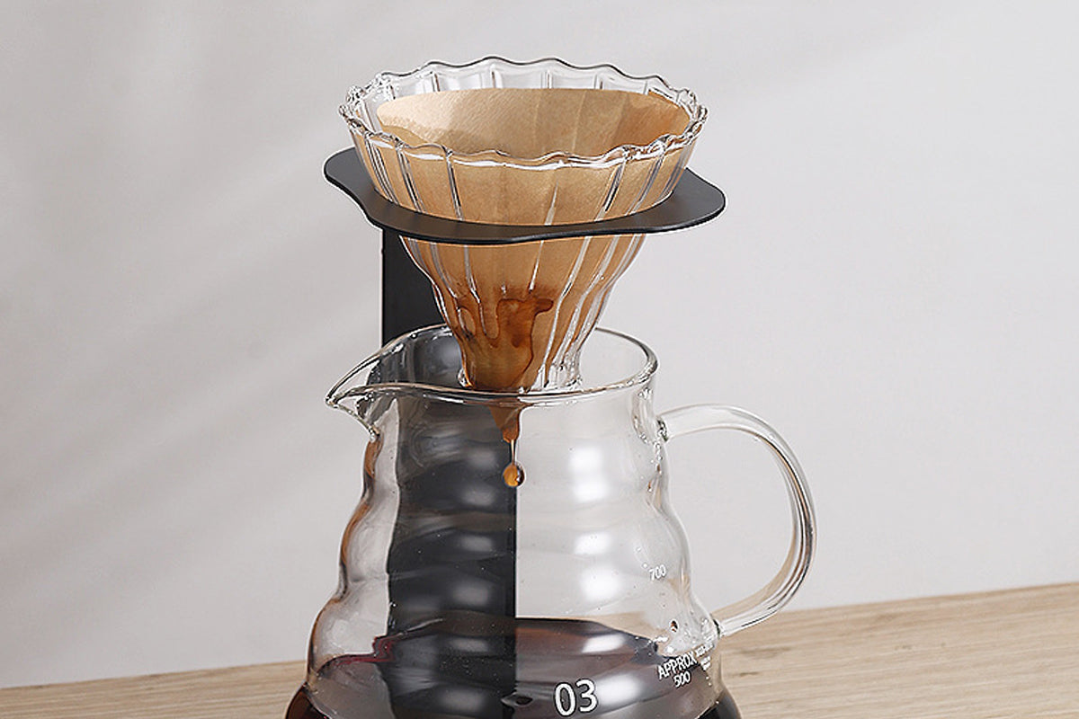Hand Pour Over Coffee Dripper Stand Metal Coffee Filter Holder Coffee Funnel Support Rack