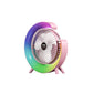 USB Desk Fan with 7Colorful Night Light  Air Circulator Fan