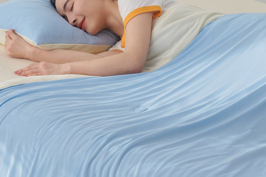 Summer Nylon Cooling Blanket Breathable Cool Feel Blanket for Hot Sleepers