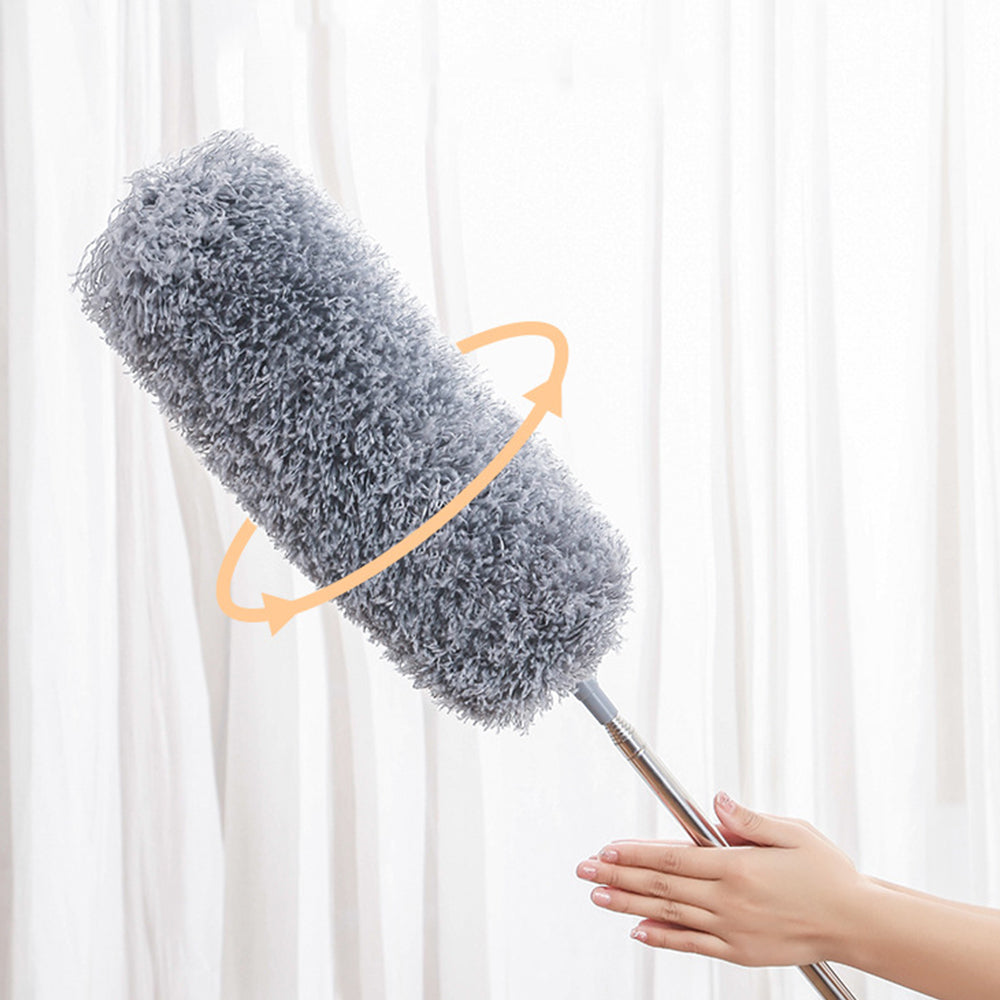 Telescopic Microfiber Ceiling Fan Duster with Bendable Head 250cm Extendable Handle