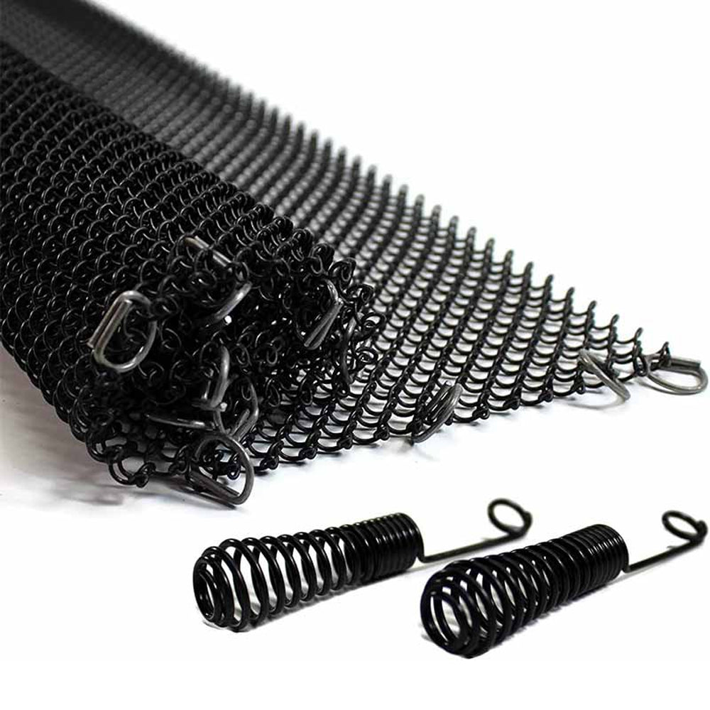 2Pcs Fireplace Mesh Screen Curtains Decorative Spark Guard Chain