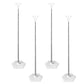 Telescoping Balloon Stand Adjustable Metal Balloon Column 40cm to 2m for Decoration