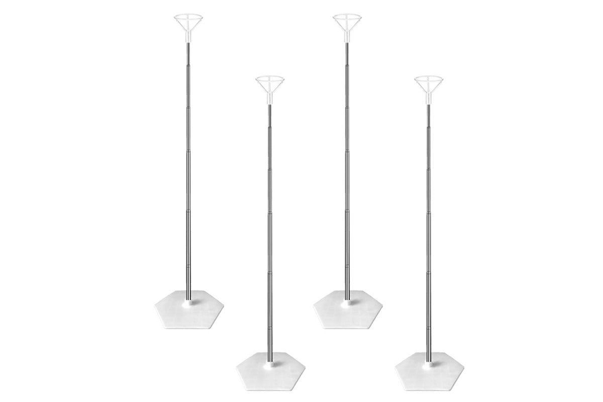 Telescoping Balloon Stand Adjustable Metal Balloon Column 40cm to 2m for Decoration