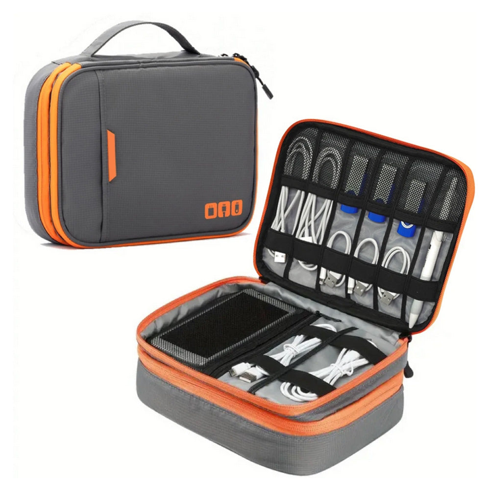 Electronic Organizer Travel Case Cable Organizer Bag For Travel Essentials