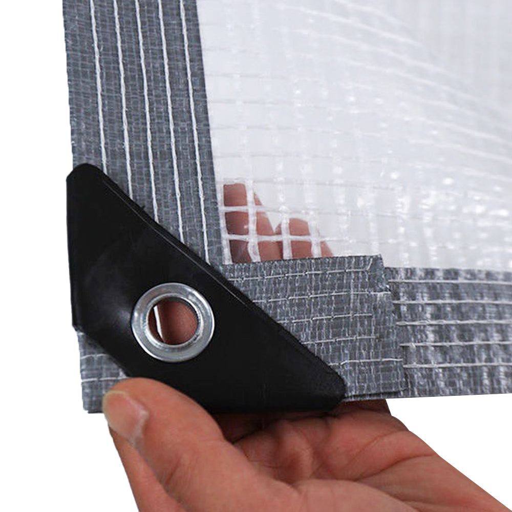 Clear Tarpaulin Waterproof Furniture Caravan Cover