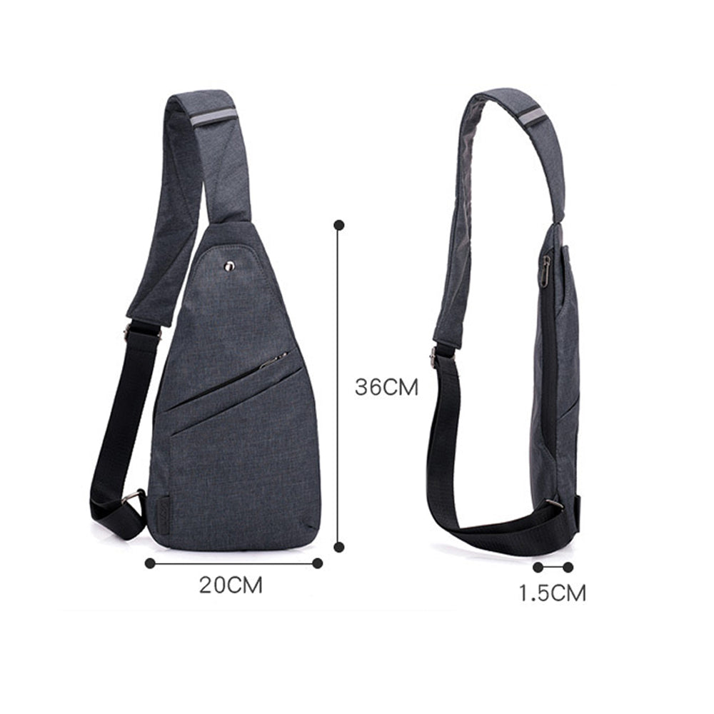 Anti-theft Sling Chest Pack Lightweight Crossbody Pocket Bag