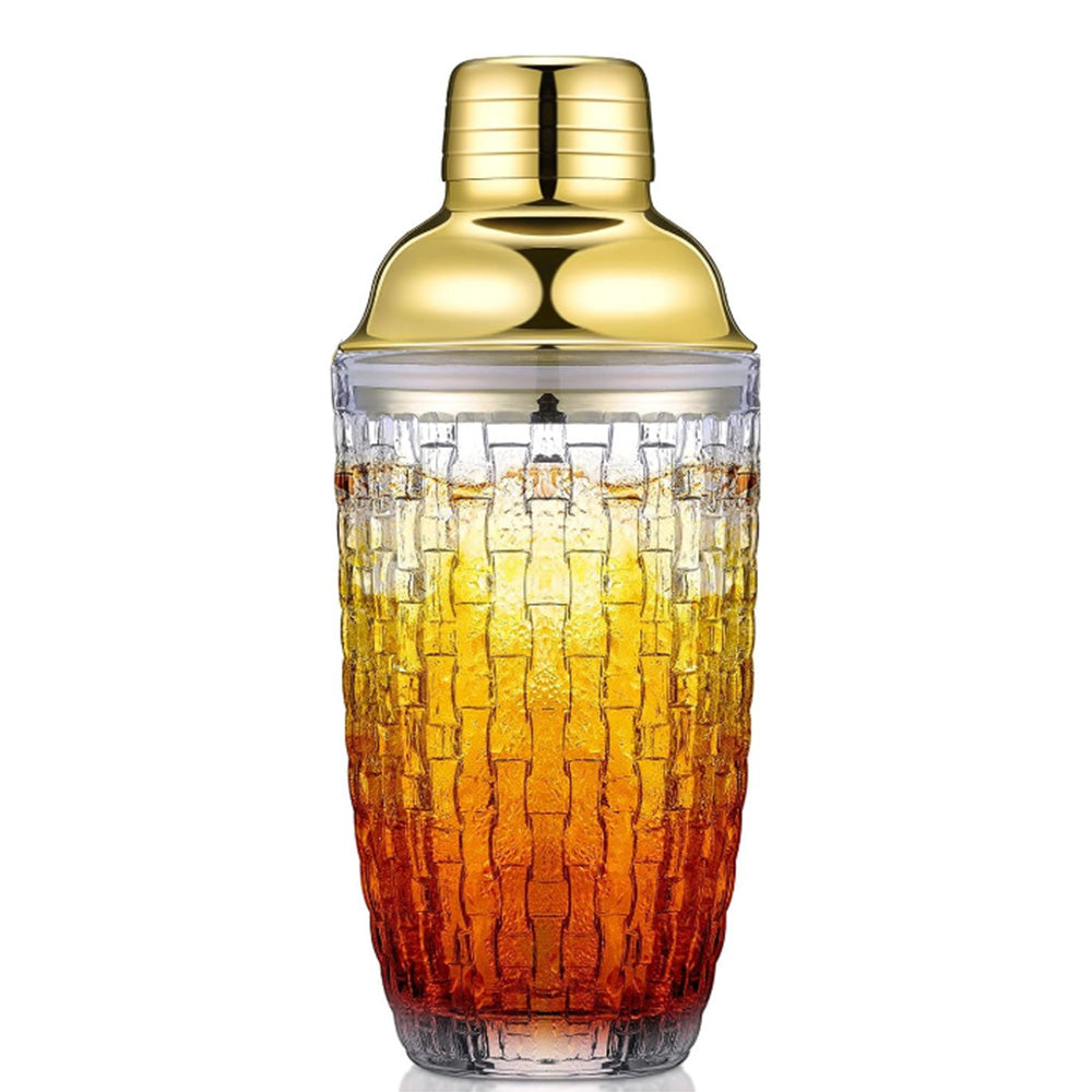 Glass Cocktail Shaker Leakproof Drinks Shaker Ice Shaker Home or Bar Use